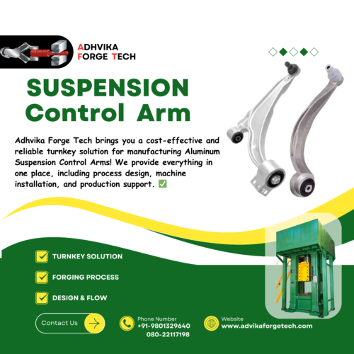 Aluminum Alloy Forging Aluminum Forged Suspension & Control Arms Suspension arms and control arms are critical components in a vehicle’s suspension system, providing stability, handling, and comfort. Aluminum forging is the preferred manufacturing method due to its lightweight, high strength, and corrosion resistance