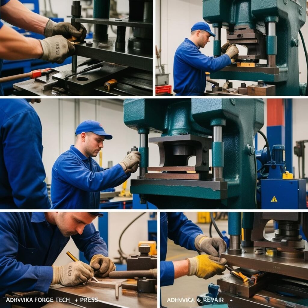 more good picture gives us , real picture of mechanical press about Refurbishment & Repairs , Adhvika forge tech Refurbishment & Repairs of mechanical press