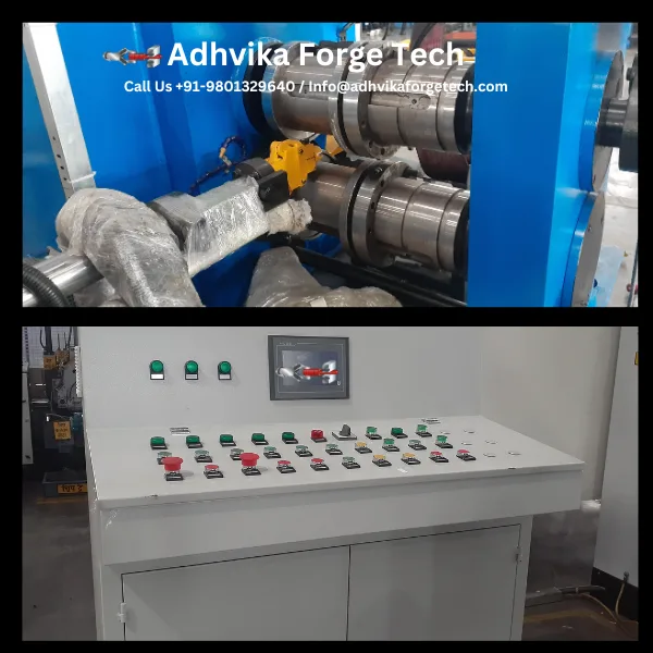 Reduce Roll Machine is an ideal solution for pre-forming processes, enabling fast and efficient production while maintaining material integrity. With its continuous rolling and gradual deformation process, it reduces the need for high-tonnage equipment, making it an energy-efficient choice. Adhvika Forge Tech ensures low-cost solutions with a 3-year machine guarantee, providing industries with high-value, long-lasting, and precision-engineered forging machines