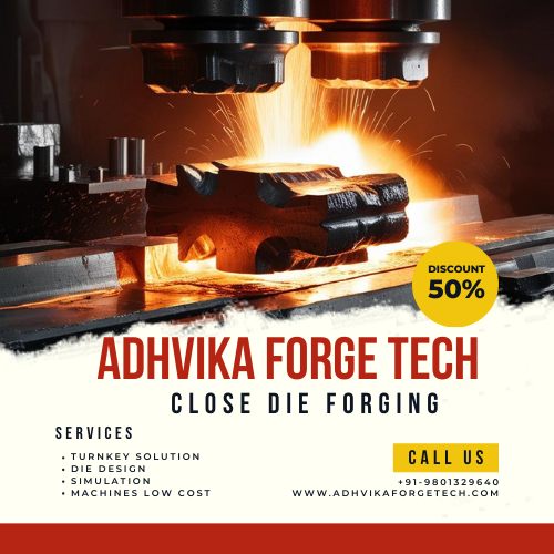 Adhvika Forge Tech Forging Machine & Forging Solution Welcome to Adhvika Forge Tech, your trusted partner in close die forging solutions. We specialize in providing comprehensive forging services tailored to meet the precise needs of your industry.