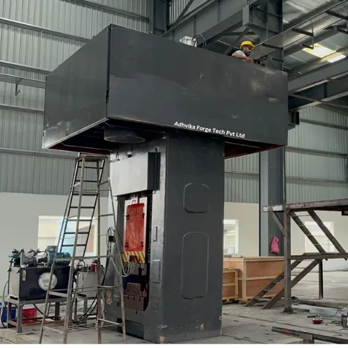 Key benefits of electric screw press forging include: Precision: Accurate control over speed, force, and stroke length, ideal for complex shapes and tight tolerances. Efficiency: Energy-efficient operation with reduced maintenance costs compared to traditional hydraulic presses. Versatility: Suitable for a wide range of materials including aluminum, steel, and titanium, accommodating diverse forging needs.