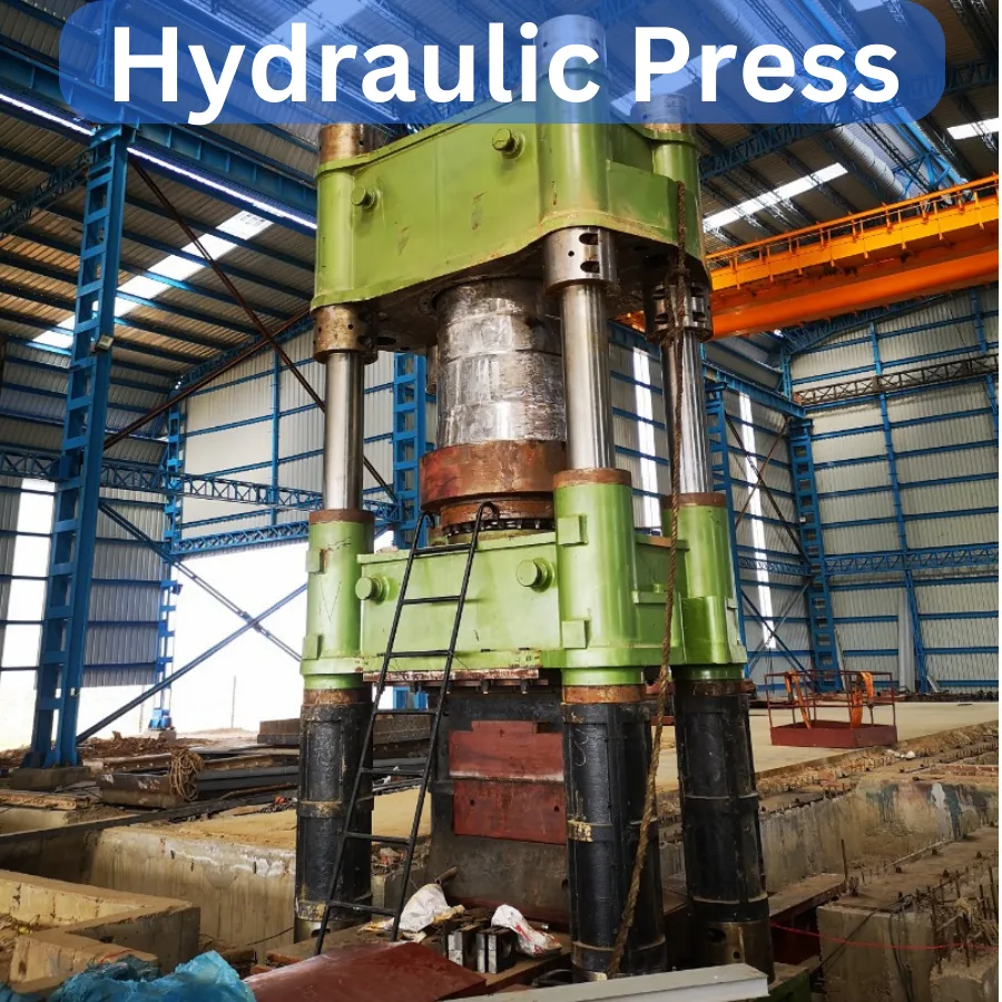 Hydraulic Press doing upsetting, drawing out, piercing, saddle forging, bending, offset forging, etc.