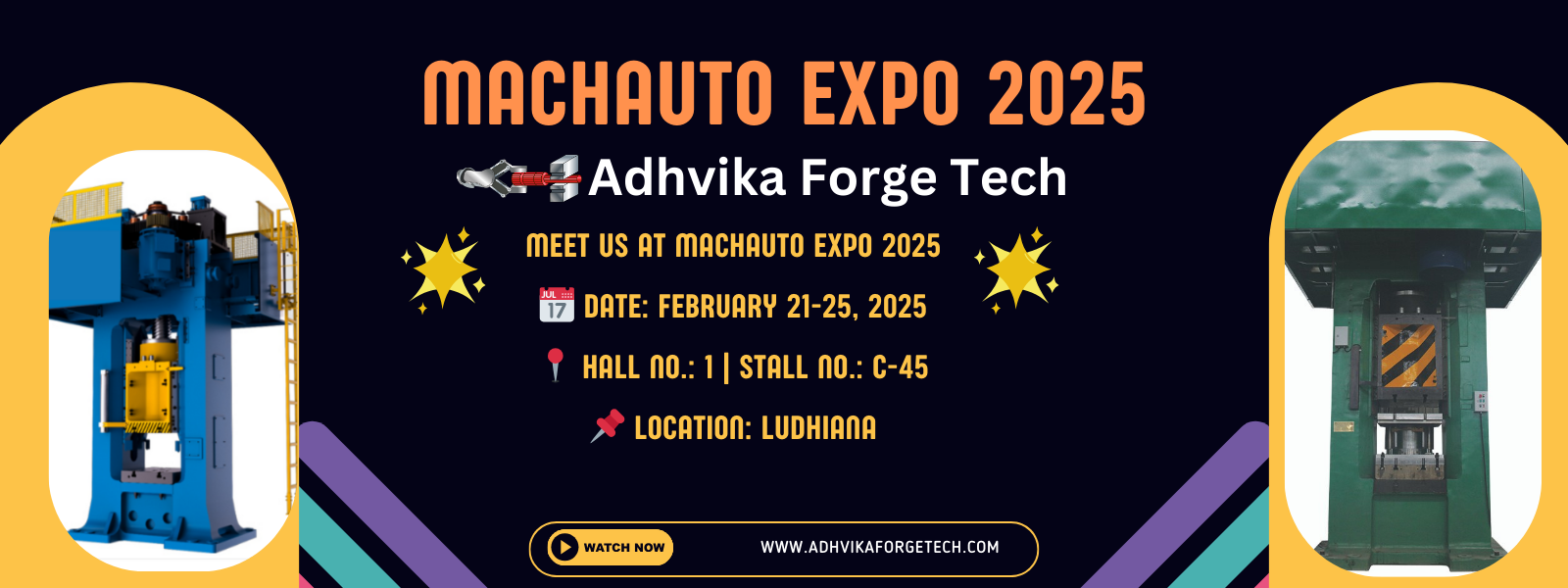 Machauto 2025 Forging Expo Meet Us at MachAuto Expo 2025!