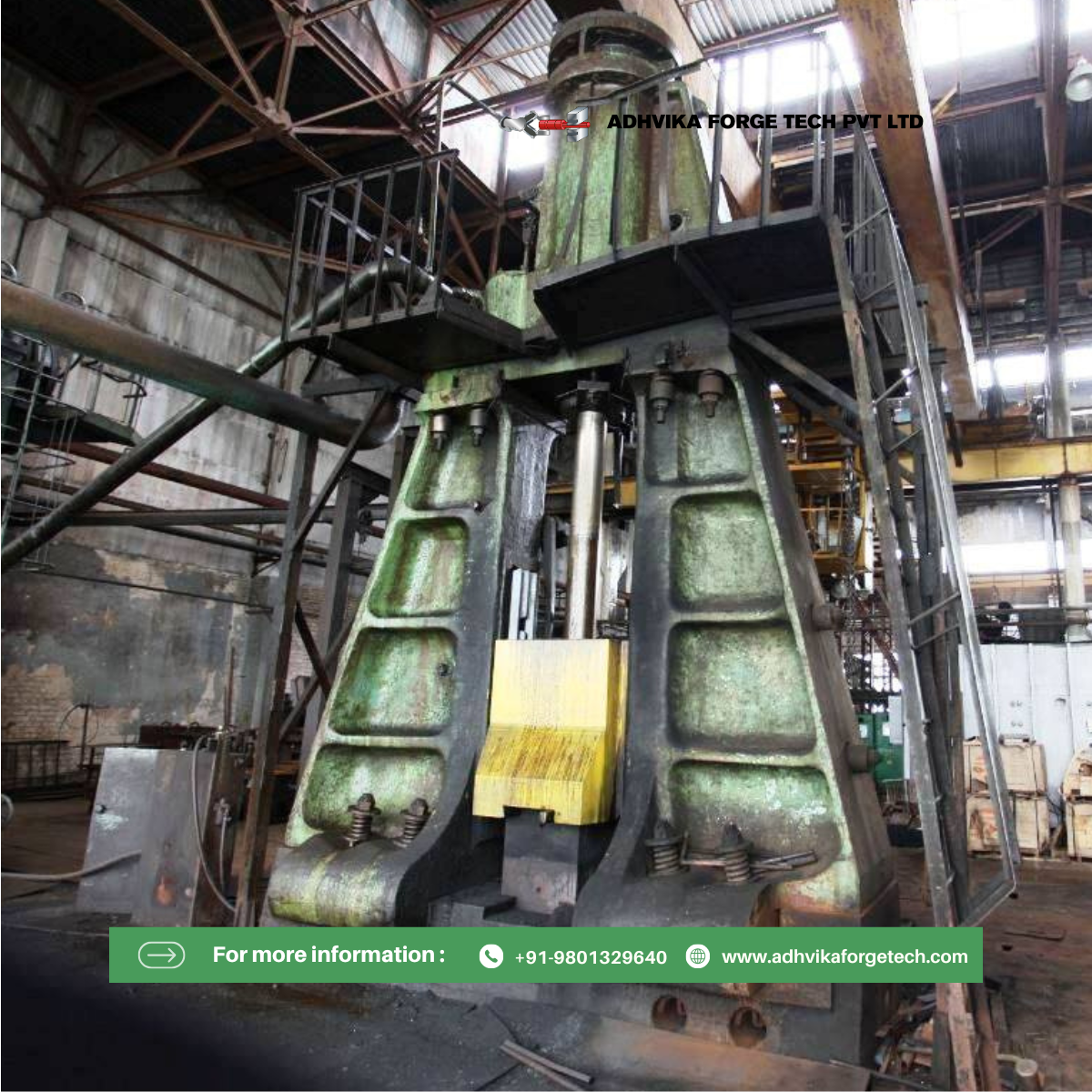 5 Ton Hammer For Sale A 5-ton hammer is available for sale in good and running condition. If interested, please contact for more details.