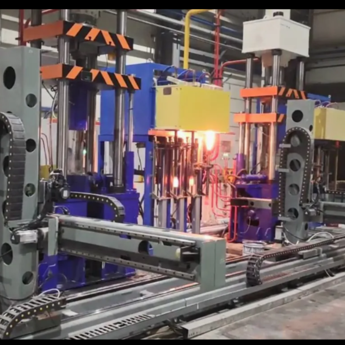 Axle Shaft Forging Process Upsetter Machine for axle shaft forging process