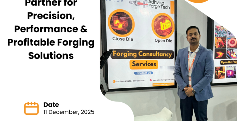 Amit Singh, MD & Co-Founder of Adhvika Forge Tech, offers expert forging consultancy for open & closed die forging, turnkey solutions, machine overhauling, and product development. Optimize your forging process today