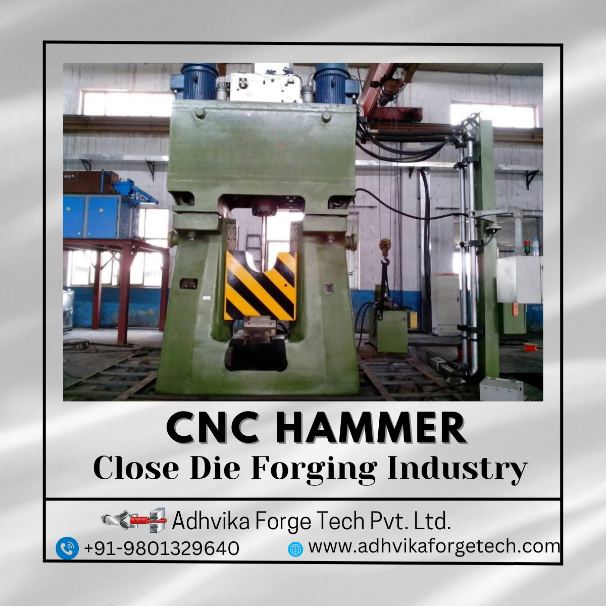 Boost productivity with CNC Close Die Hammer! Achieve precision, strength & efficiency in forging. Adhvika Forge Tech offers turnkey solutions for high-performance industries.