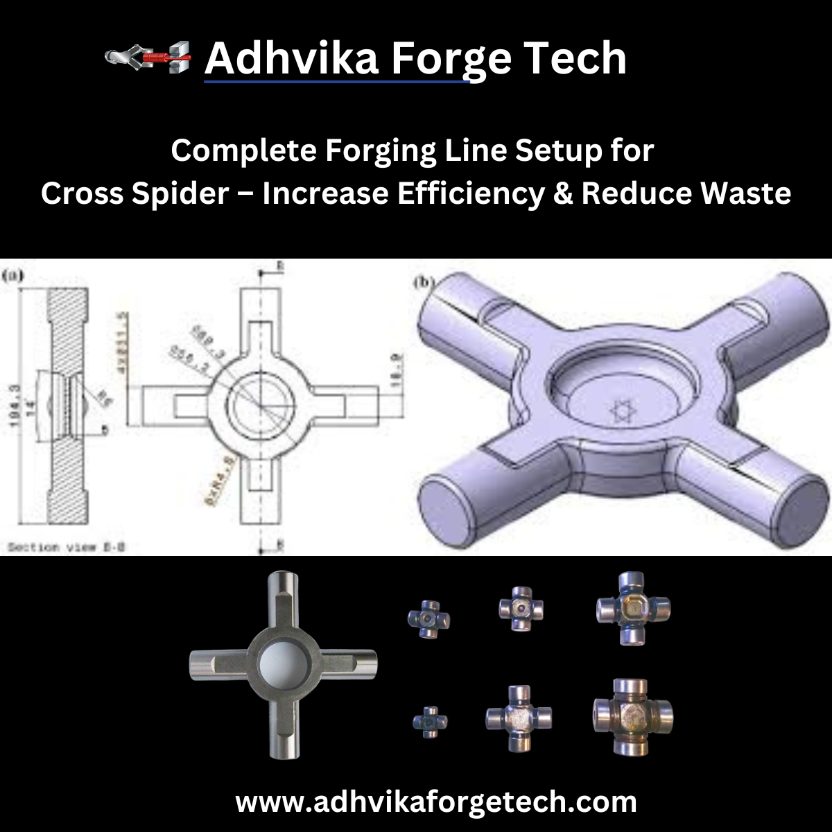 Spider Cross Forging Spider Cross Forging