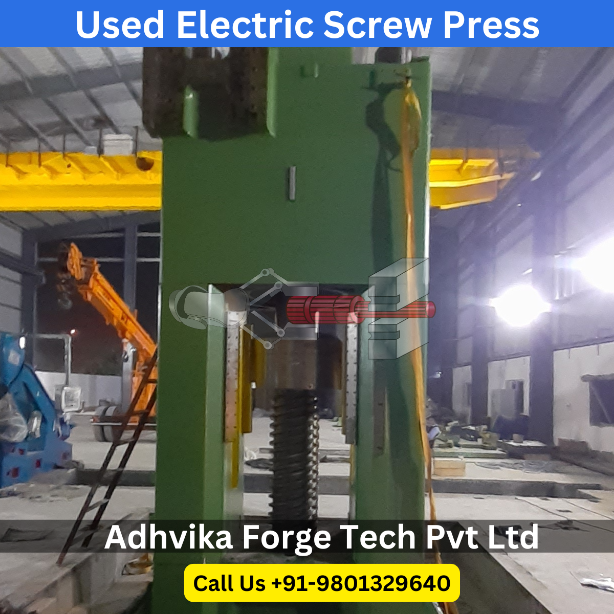 Used Electric Screw Press (4) Get a reliable used electric screw press for precision forging applications. Our refurbished presses offer high efficiency, low maintenance, and cost-effective solutions for metal forming. Contact us today!