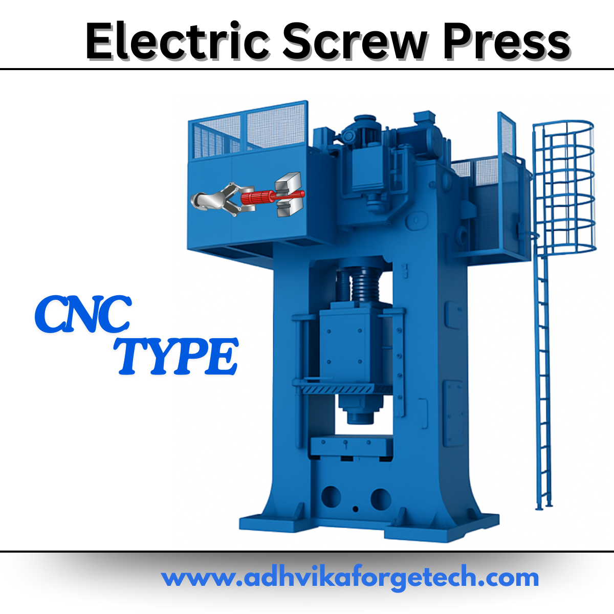 Electric Screw Press Electric Screw Press offers precise energy control, extended die life, and optimal performance for non-ferrous metals like aluminum and copper, making it ideal for precision forging processes.