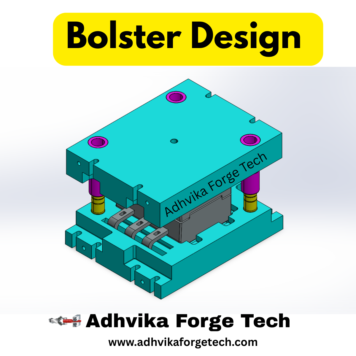 Bolster Design Services The bolster plays a vital role in supporting dies and distributing load during forging operations. Our bolster design solutions are robust, durable, and engineered to handle extreme forging conditions.