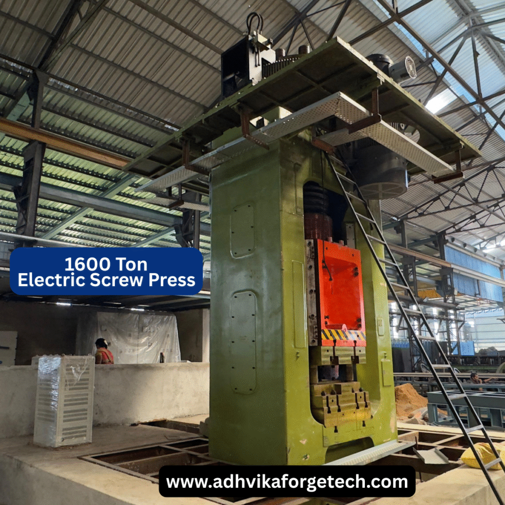 Our recent project involving the installation & commissioning of a 1600 Ton Electric Screw Press is a prime example of how we bring this promise to life.