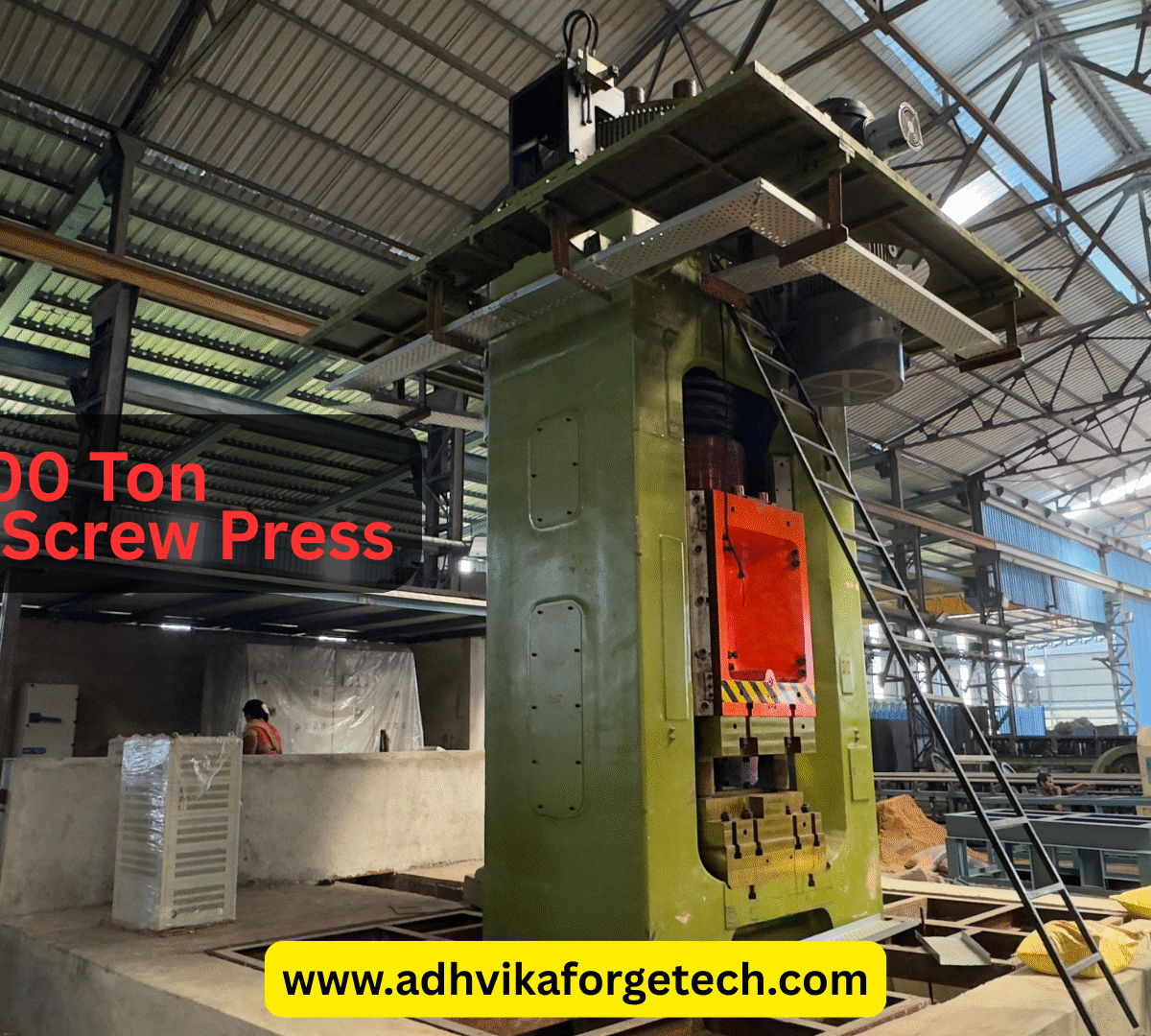 1600 Ton Electric Screw Press – Adhvika Forge Tech: Delivering Excellence in Forging Machinery