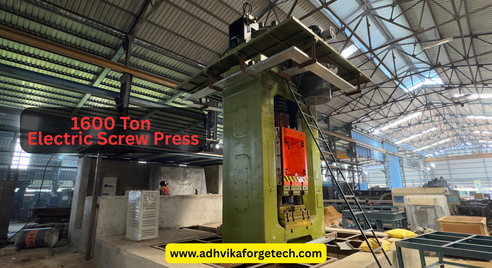 1600 Ton Electric Screw Press – Adhvika Forge Tech: Delivering Excellence in Forging Machinery