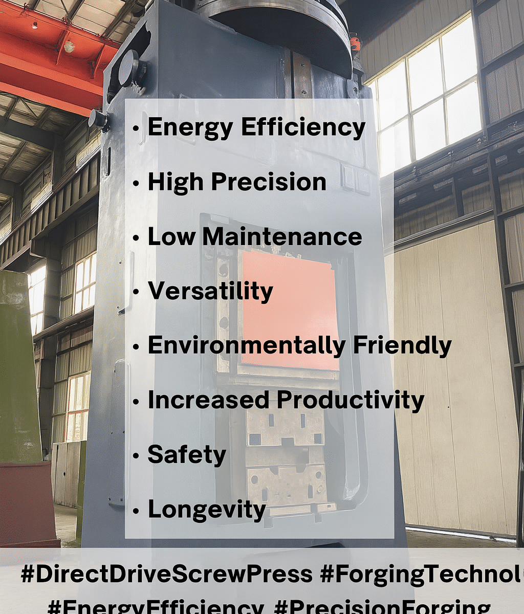 Direct Drive Electric Screw Press – Energy saving, high precision & low maintenance forging solution by Adhvika Forge Tech. Future of modern forging. Direct Drive Electric Screw Press – Energy saving, high precision & low maintenance forging solution by Adhvika Forge Tech. Future of modern forging.