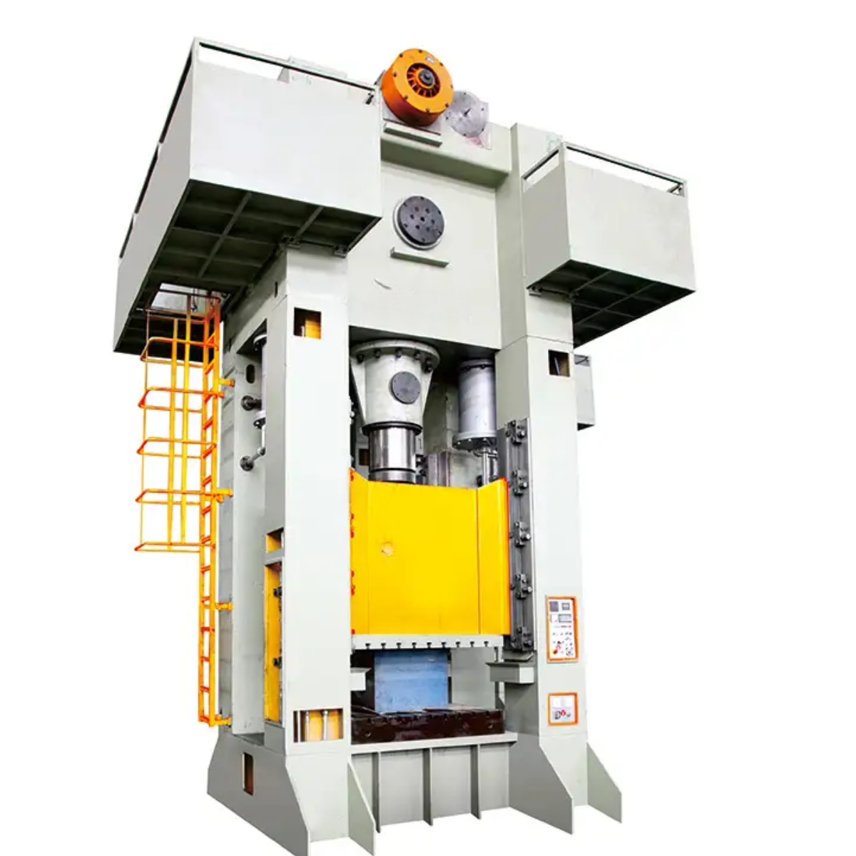 Mechanical Press A mechanical press uses a motor-driven flywheel to convert rotational motion into linear force for stamping, bending, or shaping metal parts, making it ideal for high-speed, mass-production tasks.