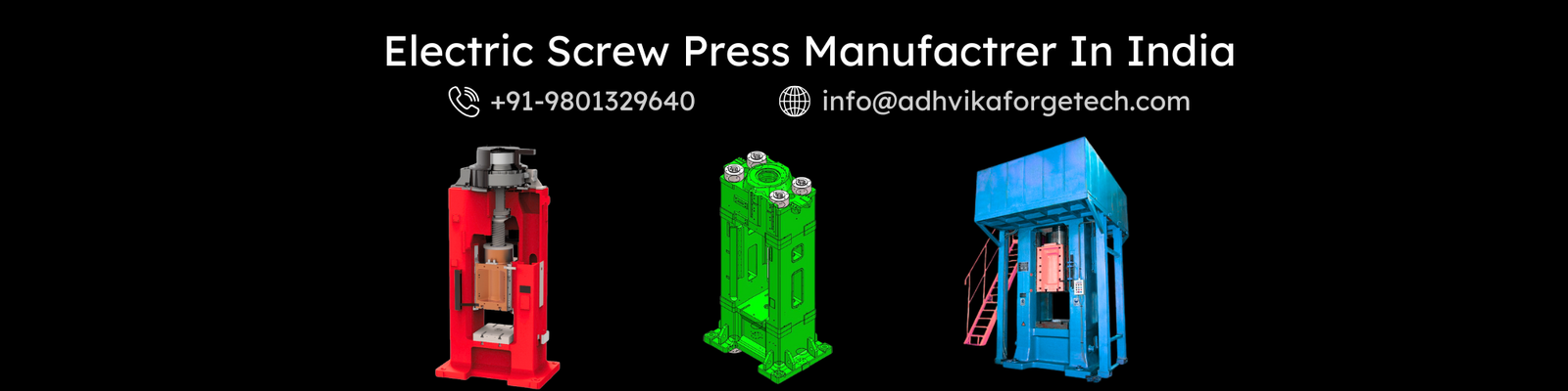 Electric Screw Press Manufactrer In India Electric Screw Press in India