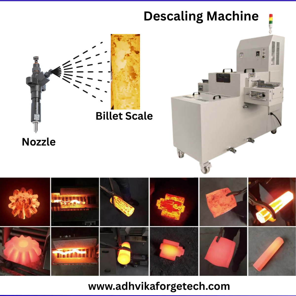 Forging Descaling Systems with High Productivity