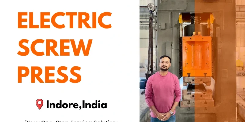 630 Ton Electric Screw Press Deliver Indore