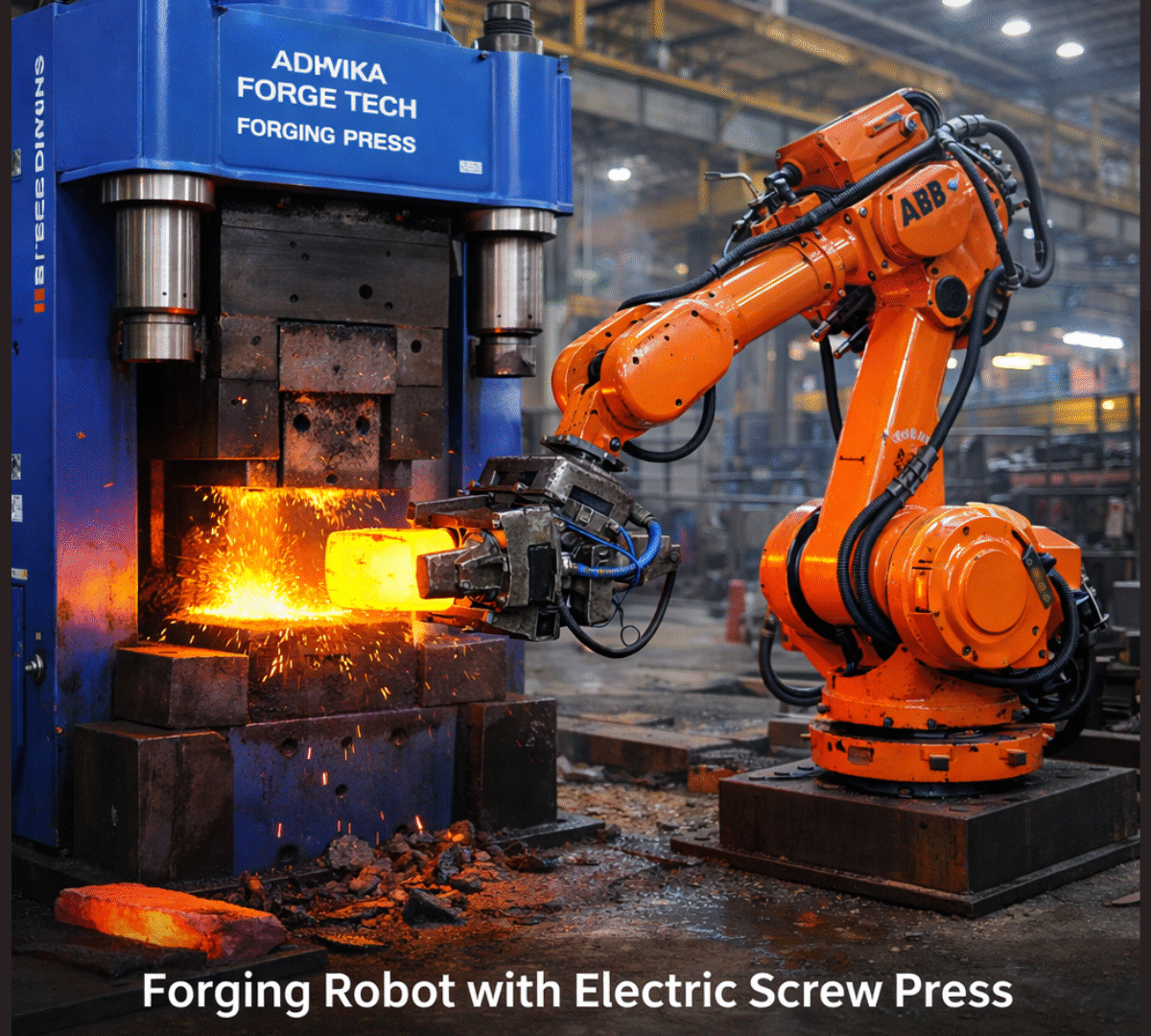 Modern forging industries are moving toward automation to improve productivity, safety, quality consistency, and cost efficiency.